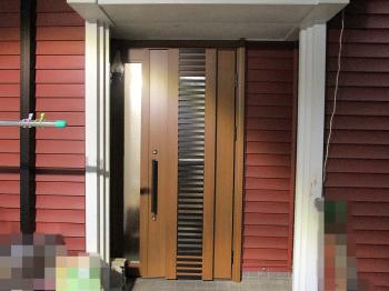 玄関ドア交換リフォーム施工事例｜秦野市O様