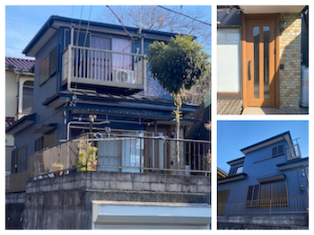松田町で外装・玄関リフォーム　施工事例｜足柄上郡松田町H様